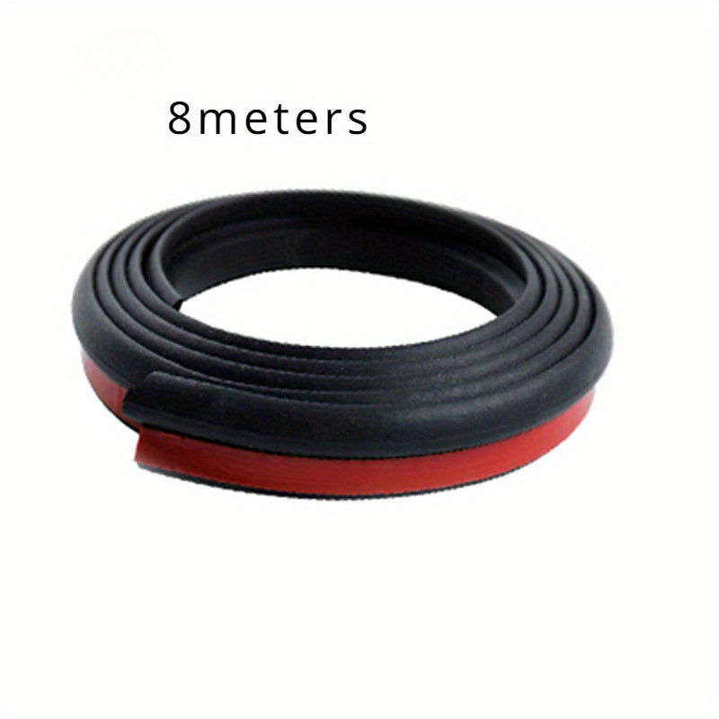 Universal Car Hood Sealing Strip Rubber Waterproof Noise Reduction 4m