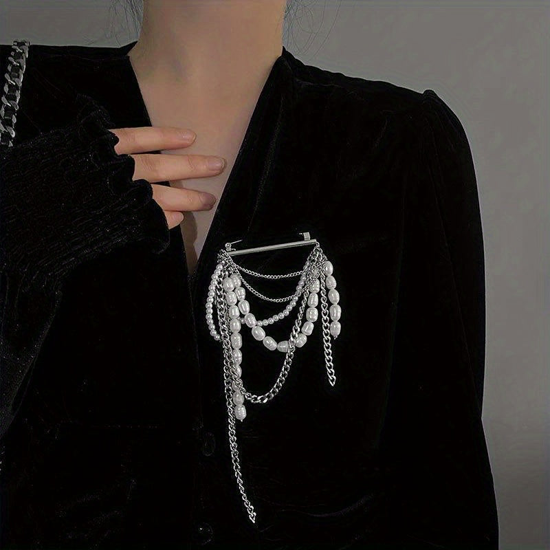 Women's Pearl Brooches Pins Elegant Fashion Accessories for Parties and Events