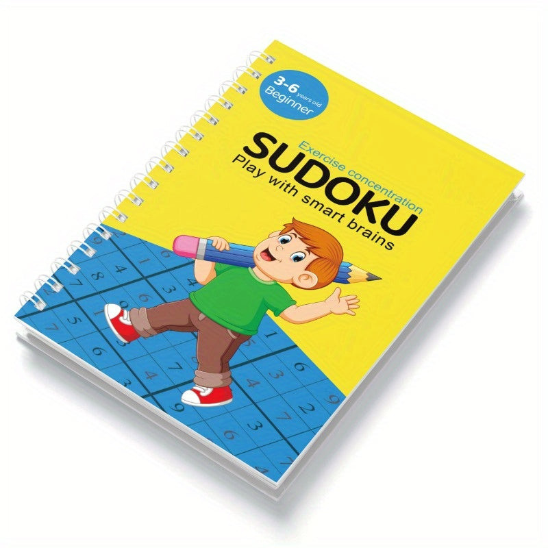 Themed Sudoku Puzzle Book for Kids Ages 3-6 Educational Brain Teasers