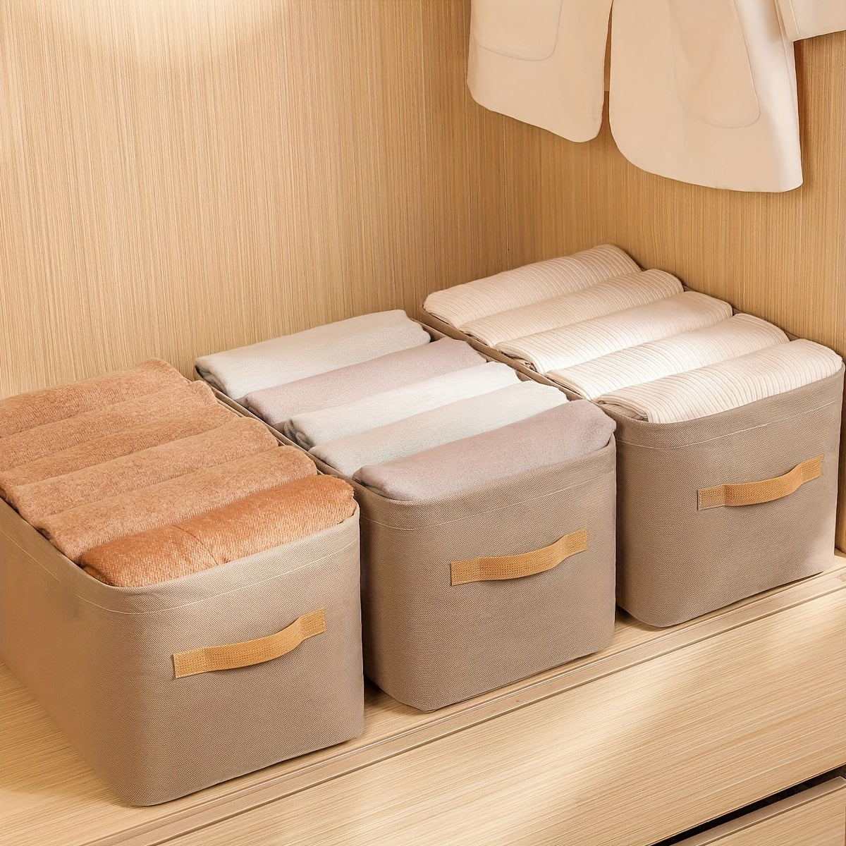 Foldable Drawer Organizer for Jeans and T-Shirts Closet Storage Under-Bed Non-Waterproof