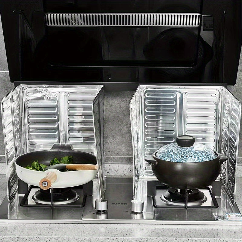 Tablero de aislamiento de papel de aluminio para protección de cocina, resistente a altas temperaturas, protector contra salpicaduras