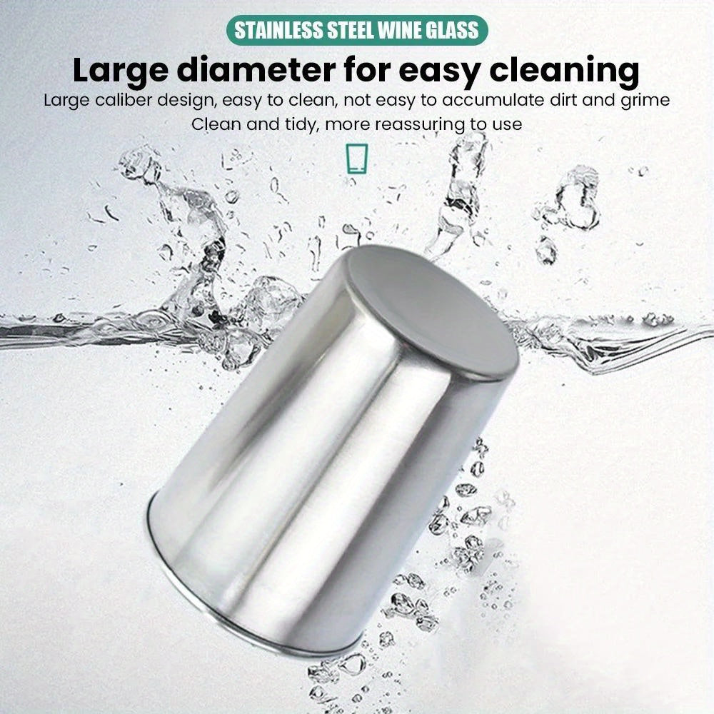 4pcs Stainless Steel Bullet Mugs 30/70/170ml with Cup Holder for Camping and Travel