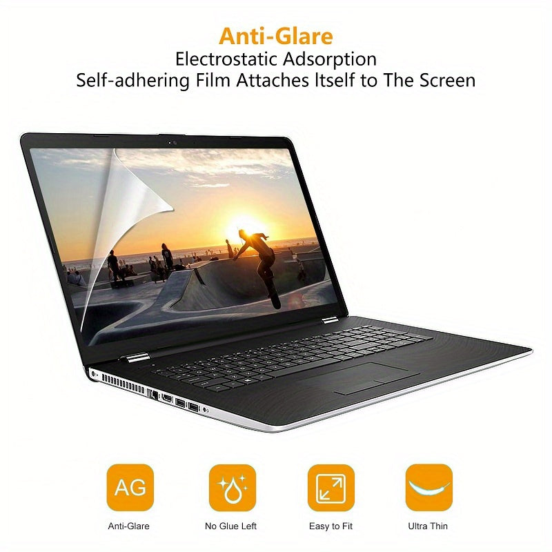 Matte Anti-Glare 15.6-Inch Laptop Screen Protector for 16:9 Displays