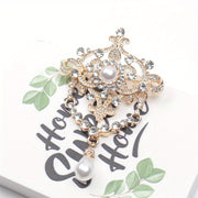 Опулентная брошь с кисточкой из страз: Изысканные аксессуары нового века для женщин - Идеальный подарок для знаковых событий