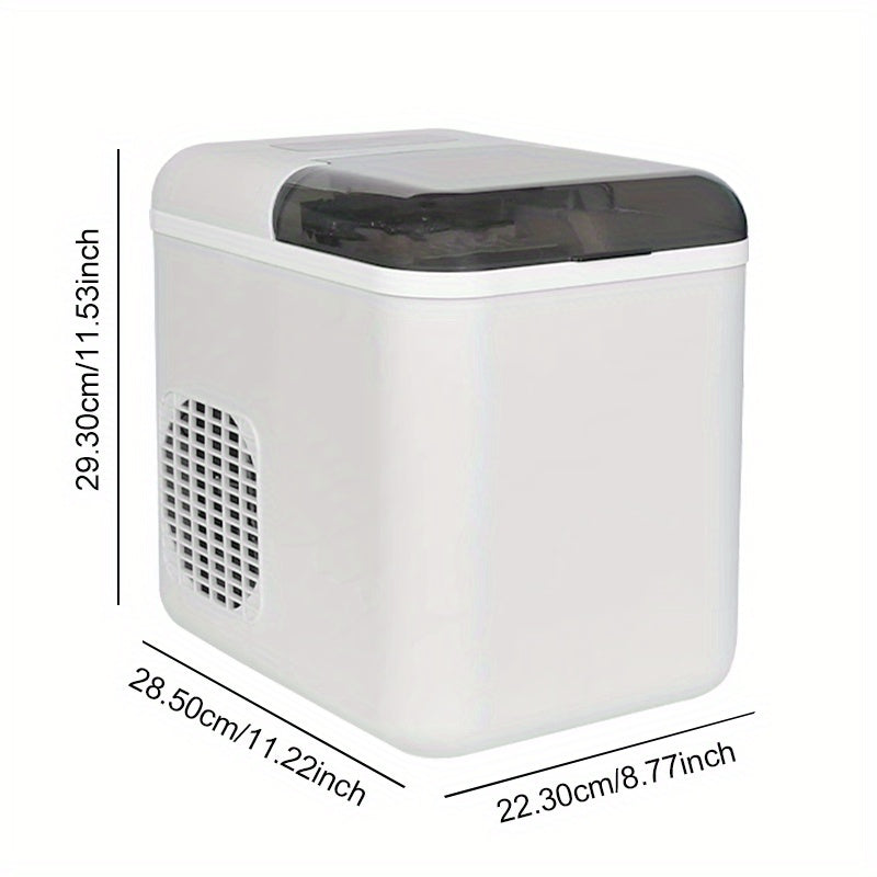 Настольный ледогенератор с автоматической очисткой, портативный, с 2 размерами льда для кухни и бара