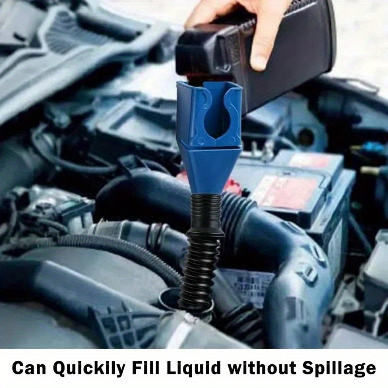 3Pcs Telescopic Plastic Funnels for Motorcycle Car Engine Oil Gasoline Transfer