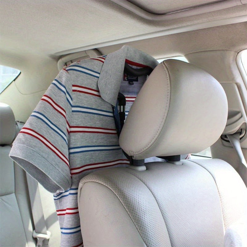 Soft Stainless Steel Car Coat Hangers for Back Seat Headrest Organizing Clothes