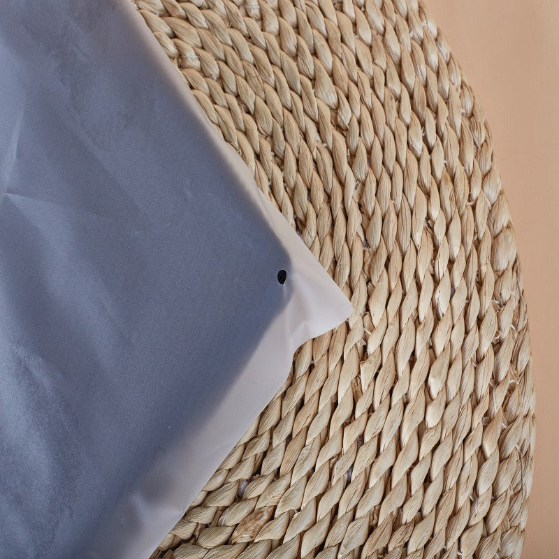 Zippered Plastic Storage Bags for Clothing Frosted Transparent Self-Sealing Pouches Multiple Sizes 10-50pcs