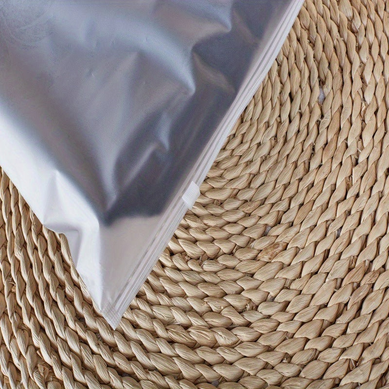 Zippered Plastic Storage Bags for Clothing Frosted Transparent Self-Sealing Pouches Multiple Sizes 10-50pcs