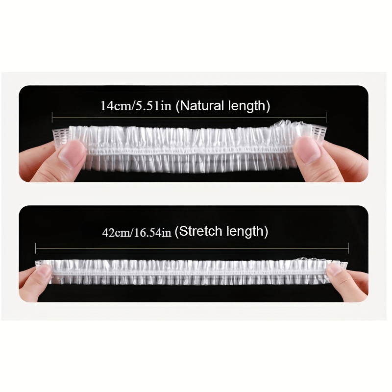 100 cubiertas de silicona reutilizables para alimentos, para cuencos y platos, sellado elástico, organización de cocina