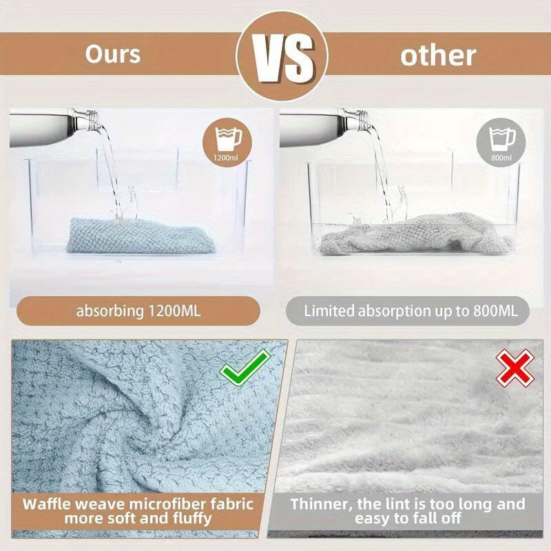 1/4 Superfine Fiber Soch Tovuq, 300Gsm Yumshoq Quritish Qopqog'i Bir Rangli. Juda singdiruvchi, jingalak yoki nam sochlar uchun anti-frizz o'ralishi. Hammom ta'minotlari.