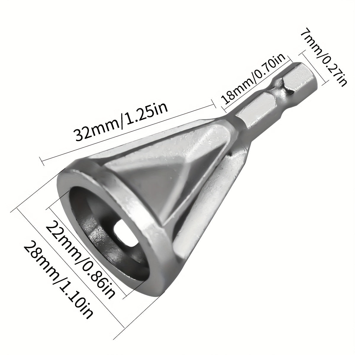 Metal Chamfering Tool for Electric Drills Deburring and Angle Trimming
