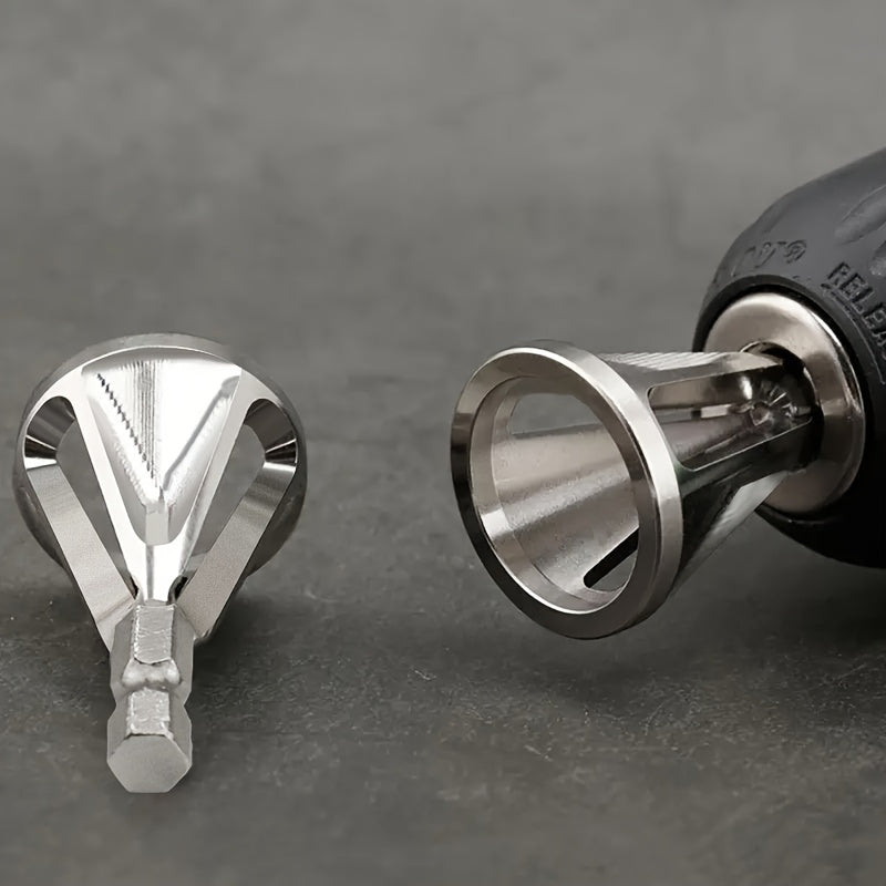 Metal Chamfering Tool for Electric Drills Deburring and Angle Trimming