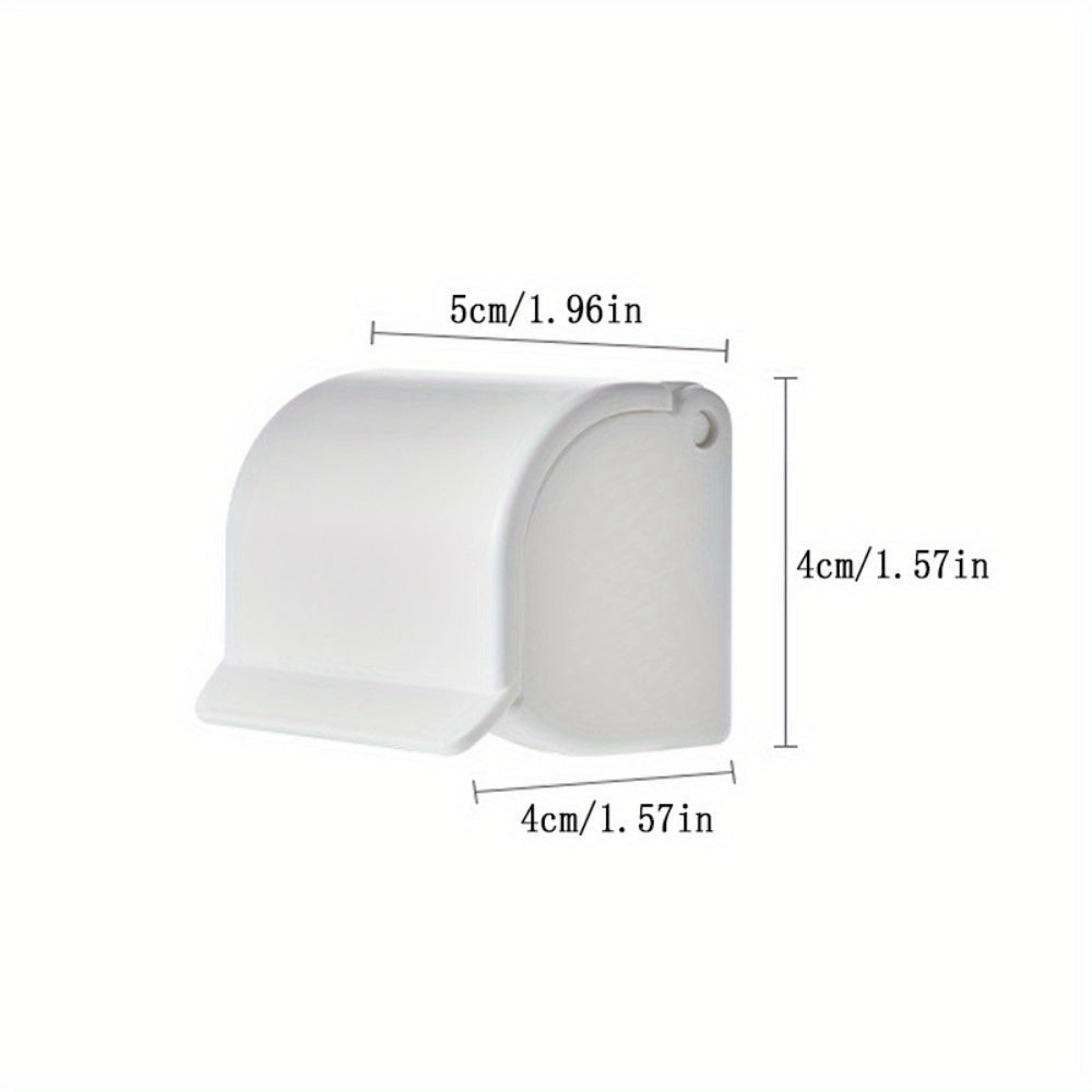 Wall-Mounted Shower Organizer with Razor and Toothbrush Holders, Space Saving