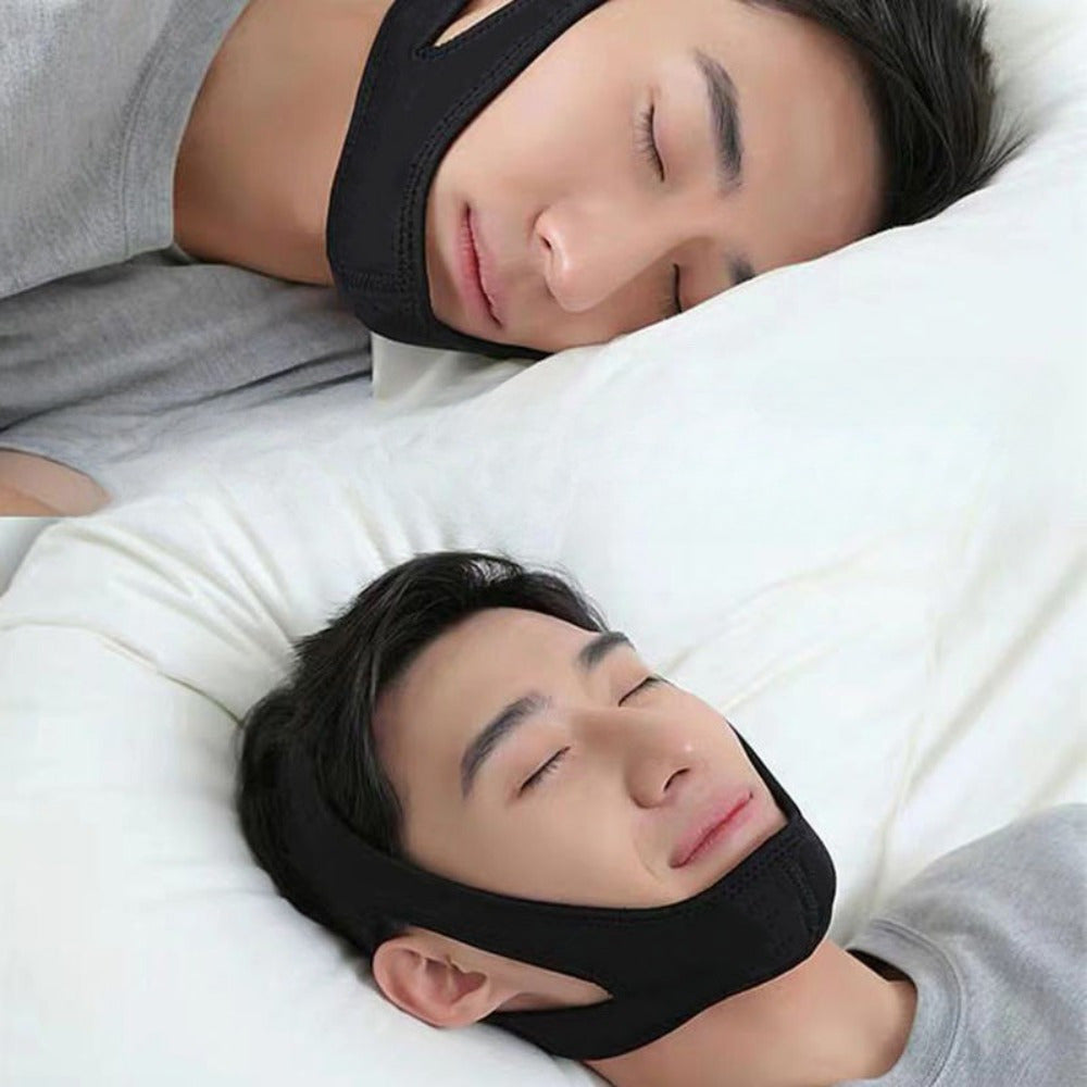 Adjustable Anti-Snoring Chin Strap for Mouth Breathing and Sleep Talking