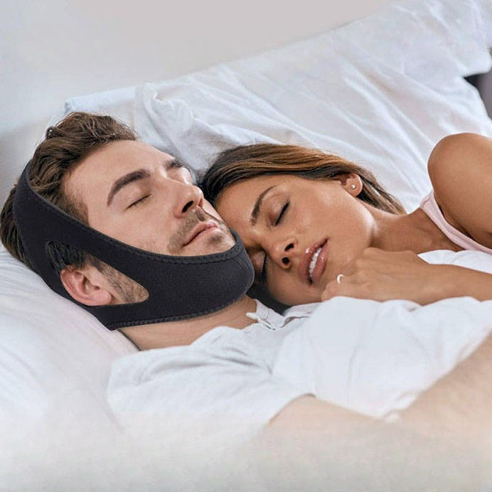 Adjustable Anti-Snoring Chin Strap for Mouth Breathing and Sleep Talking