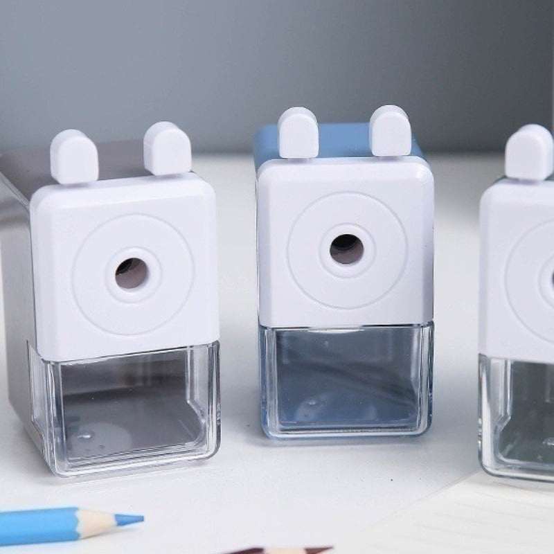 Hand-Cranked Pencil Sharpener with Lead Insertion for Office and Gifts