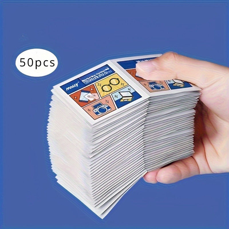 Одноразовые салфетки для очистки линз, экранов, украшений и телефонов, против запотевания, 100 штук