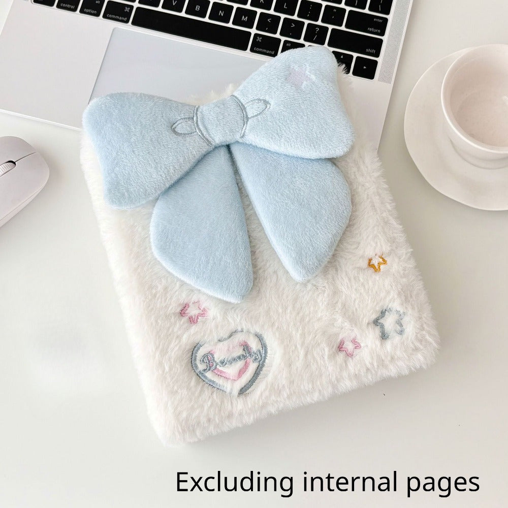 Children's Photo Album with Star Clips and Bow Tie Design for Memories and Party Favors