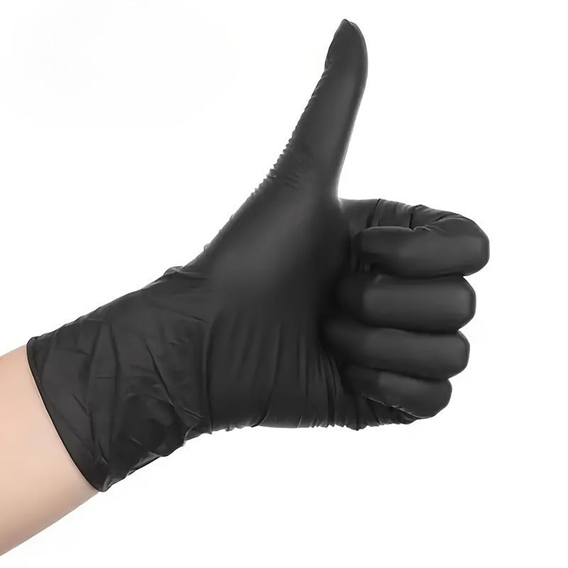 Black Nitrile Disposable Gloves 50 or 100 Pack, 5 Mil Thick, Latex-Free, Versatile