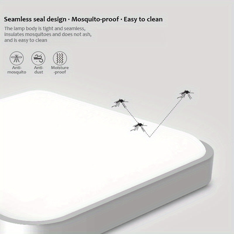 Luz de techo LED solar de 200W, regulable, control remoto, interior y exterior, blanca