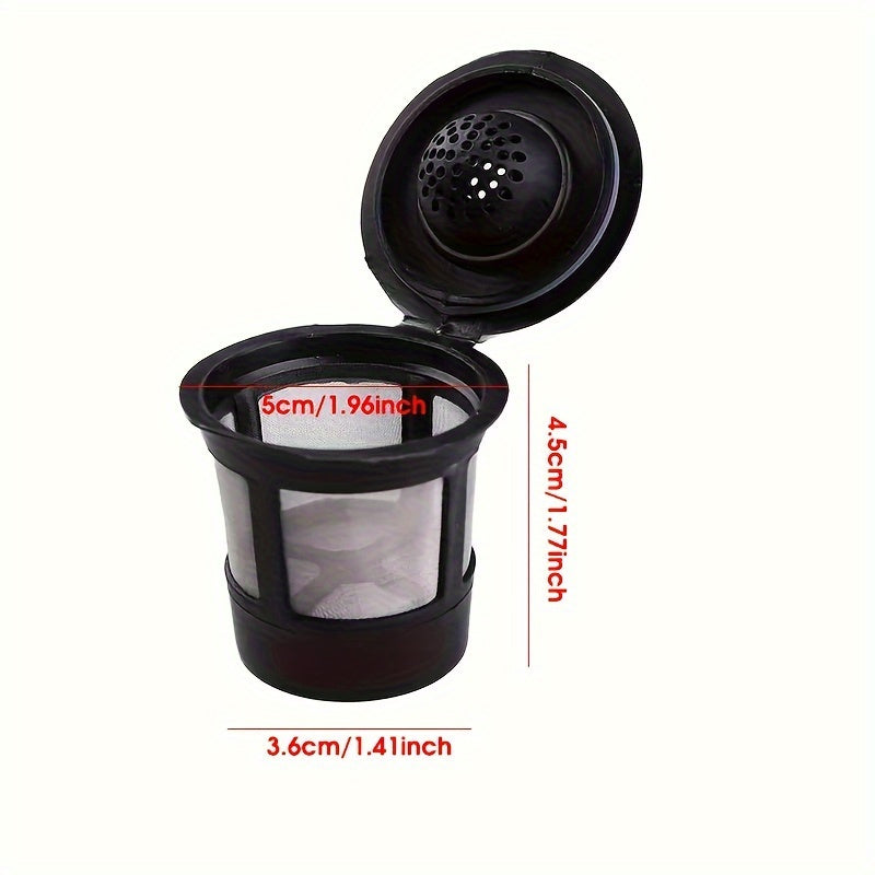 3 ta BPA-free qayta ishlatiladigan qahva filtrlar to'plami, 1.0 va 2.0 Keurig qahva tayyorlagichlari bilan mos keladi, tozalash oson bo'lgan binafsha qayta to'ldiriladigan stakanlar, umumiy mos keladi.