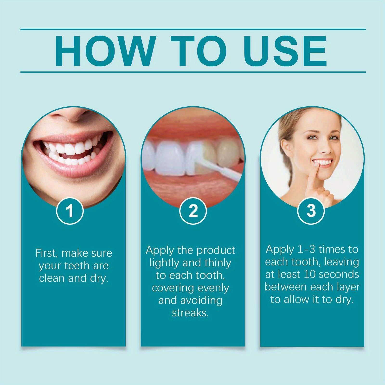 15ml Peppermint Teeth Whitening Tooth Paint for Basic Cleaning Gluten-Free Natural Extracts