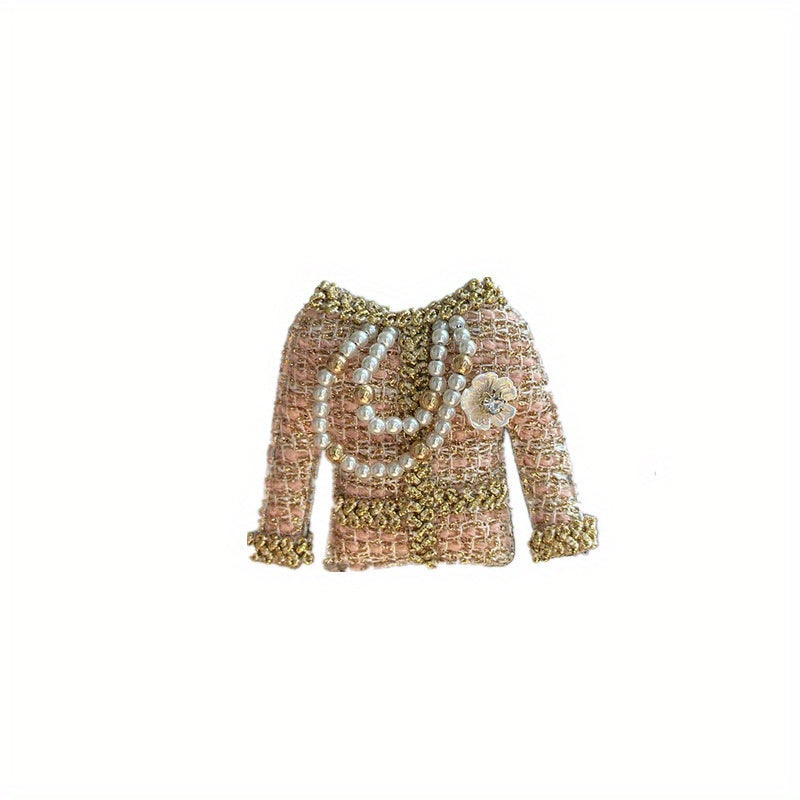 Unique Cloth Brooch Pin with Elegant Unconventional Design for Women's Fashion