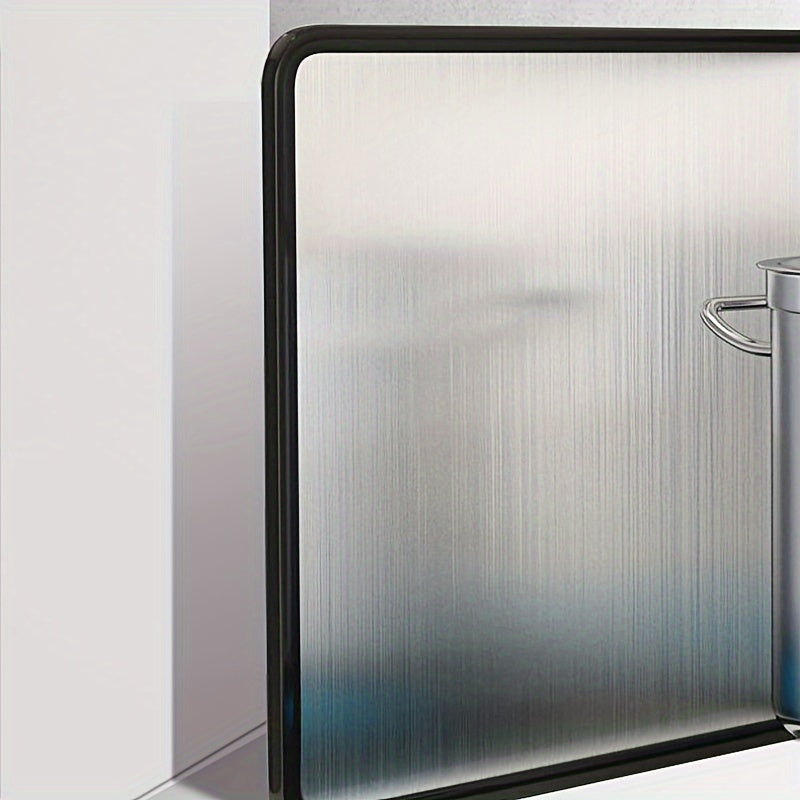 Protector de salpicaduras de acero inoxidable para estufa de gas, resistente al calor, fácil de limpiar, protector de encimera de cocina