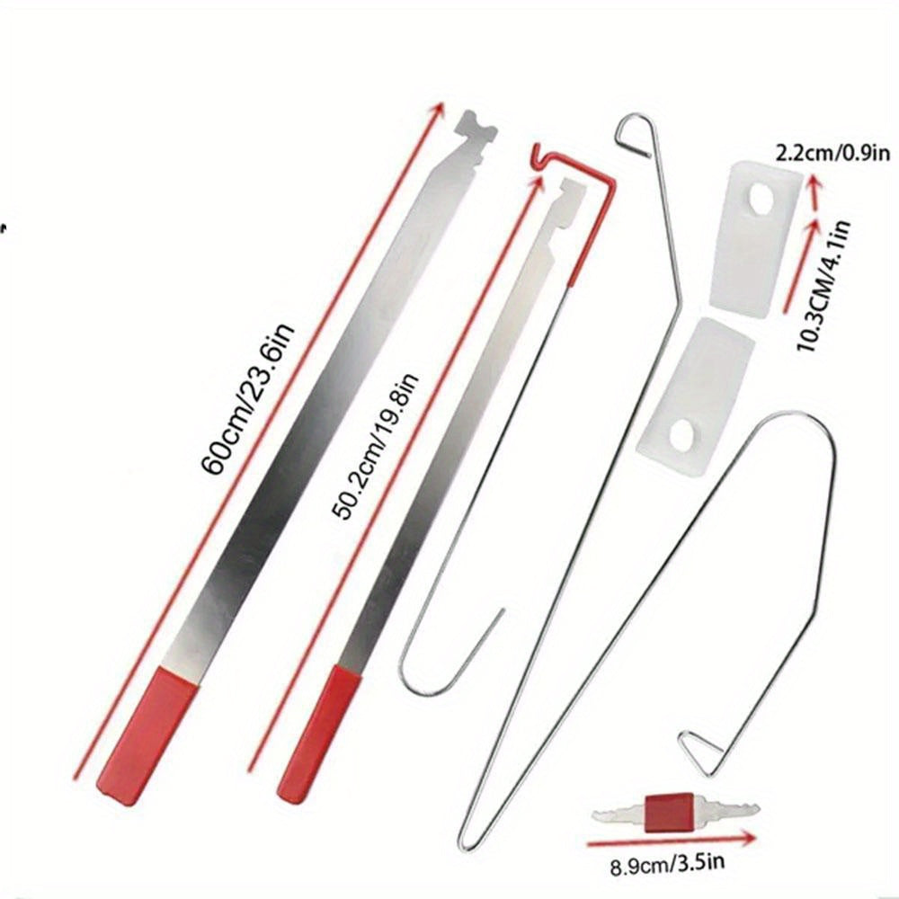 Universal avtomobil eshigi ta'mirlash asboblar to'plami, qora havo pompasi bilan
