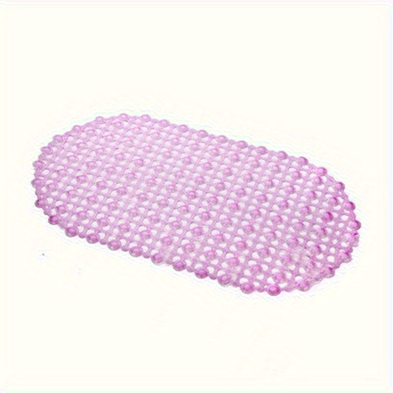 Non-Slip PVC Bath Mat with Suction Cups and Massage Bumps for Bathroom Safety