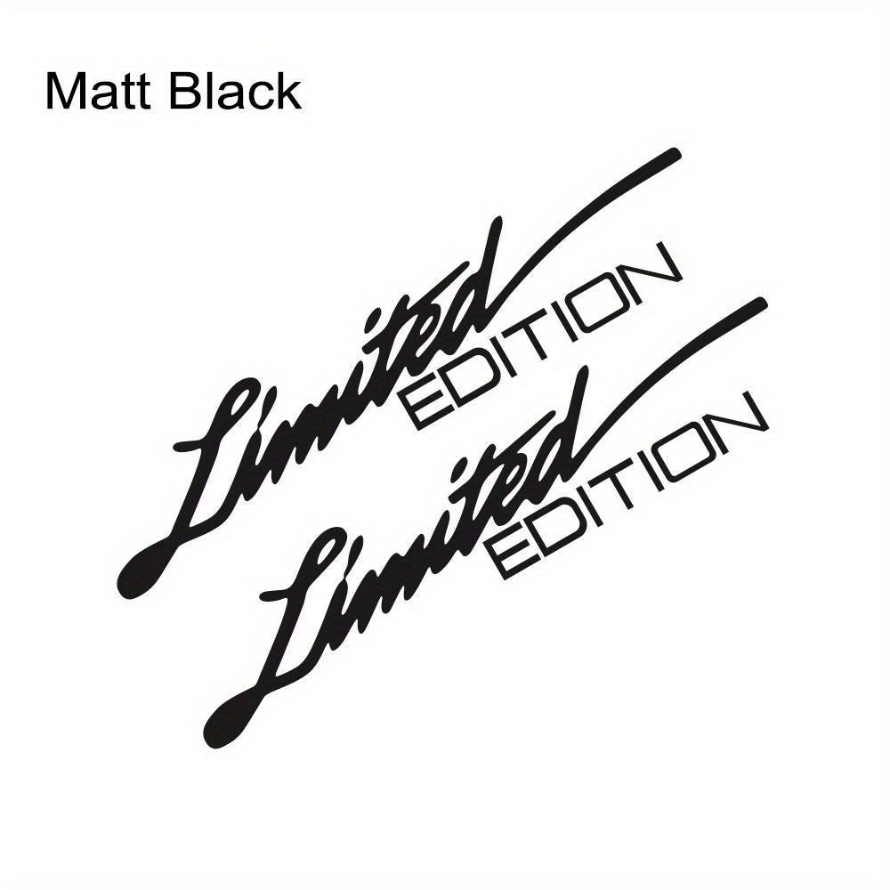 Limited Edition Vinyl Decal Sticker Self-Adhesive Car Motorcycle Decoration