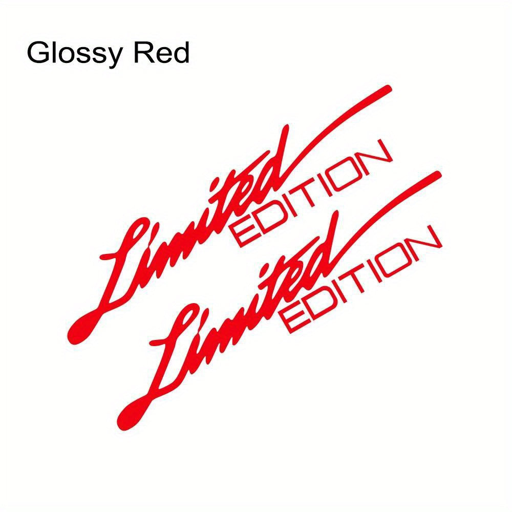 Limited Edition Vinyl Decal Sticker Self-Adhesive Car Motorcycle Decoration