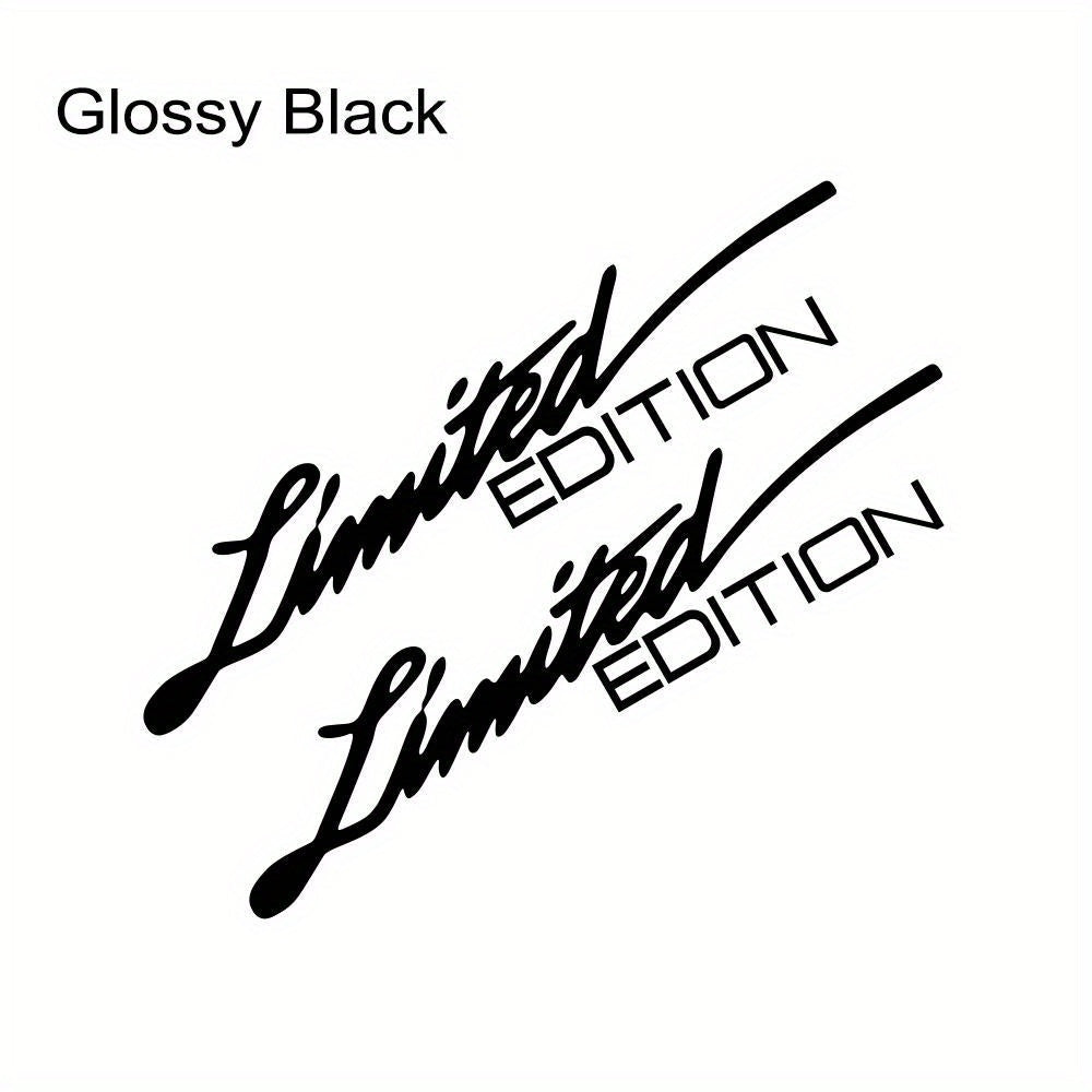 Limited Edition Vinyl Decal Sticker Self-Adhesive Car Motorcycle Decoration