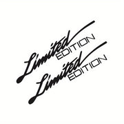 Limited Edition Vinyl Decal Sticker Self-Adhesive Car Motorcycle Decoration