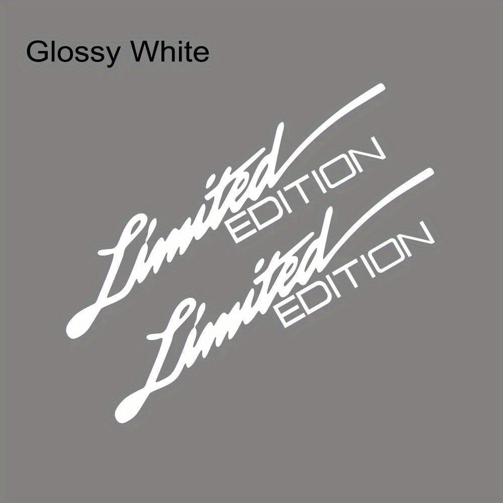 Limited Edition Vinyl Decal Sticker Self-Adhesive Car Motorcycle Decoration