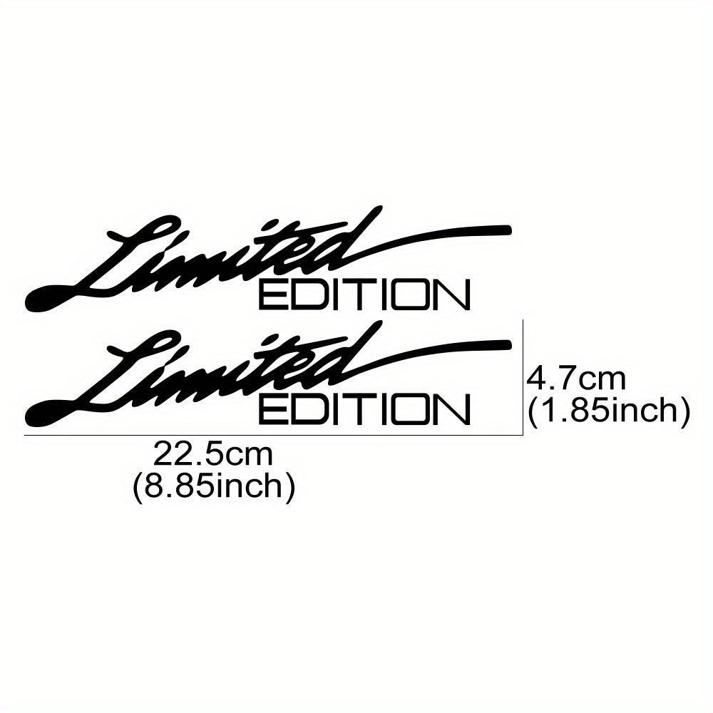 Limited Edition Vinyl Decal Sticker Self-Adhesive Car Motorcycle Decoration