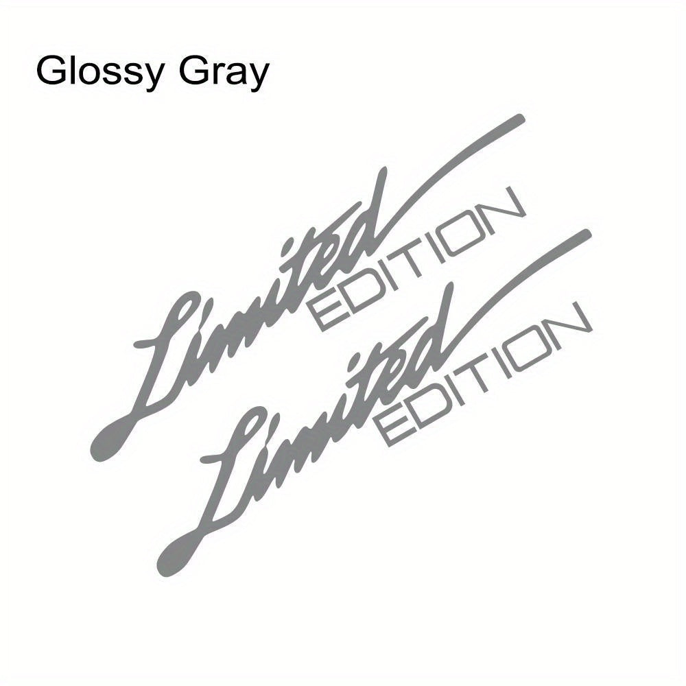 Limited Edition Vinyl Decal Sticker Self-Adhesive Car Motorcycle Decoration