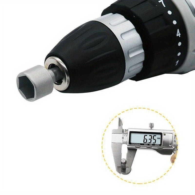 18-Piece Hex Socket and Nut Driver Set 5-13mm Chrome Vanadium Steel for DIY Home Projects