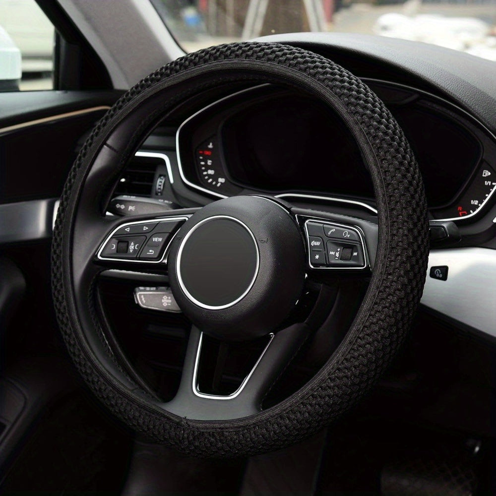 Microfiber Steering Wheel Cover All Seasons Anti-Slip Odorless