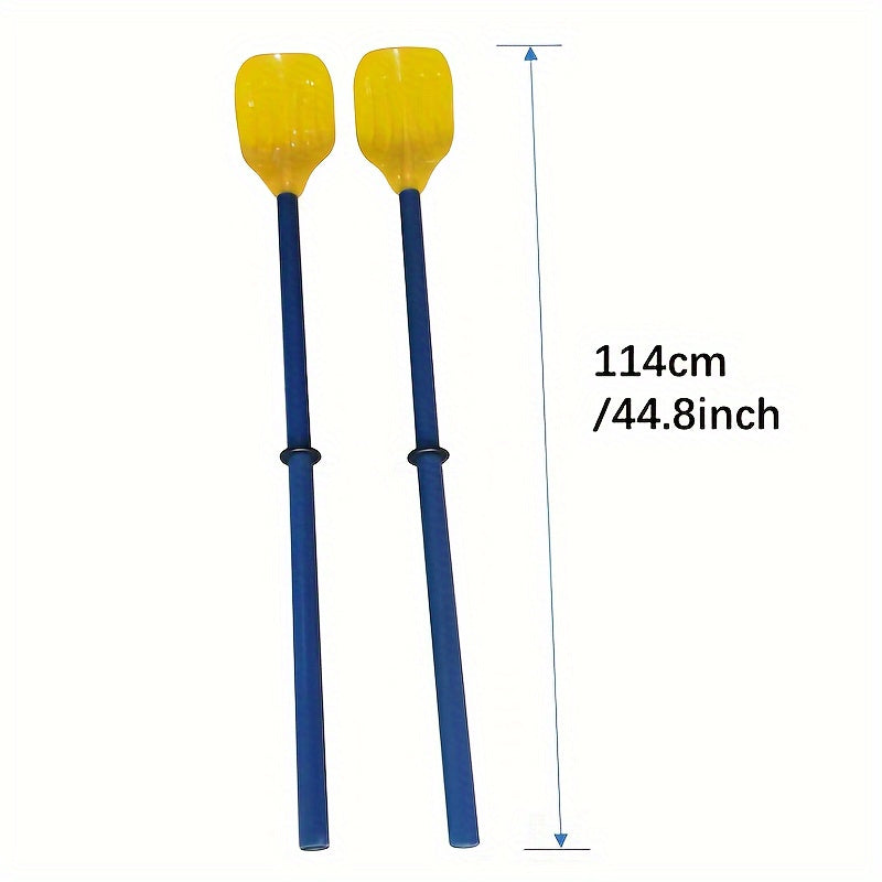 Large Inflatable PVC Kayak with Steering Wheel, 95kg Capacity for Family Water Activities