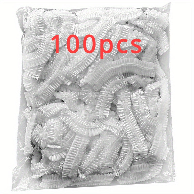 100 Disposable Food Covers Plastic Food Covers for Kitchen and Restaurant Use