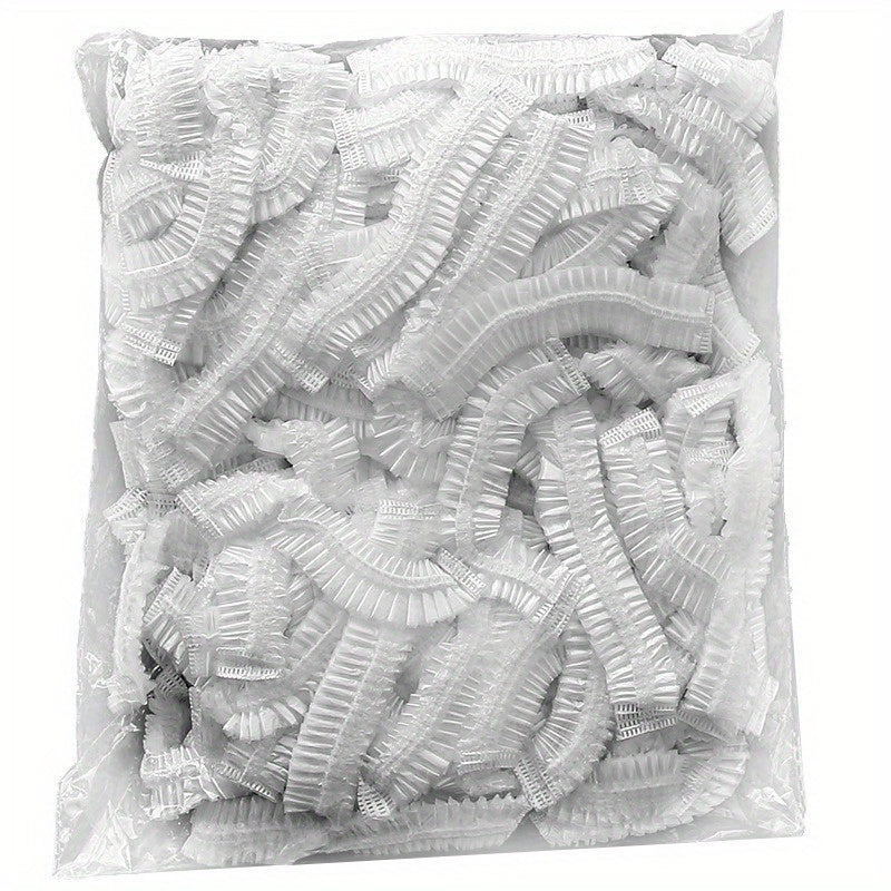 100 cubiertas desechables para alimentos, cubiertas de plástico para cocina y restaurante