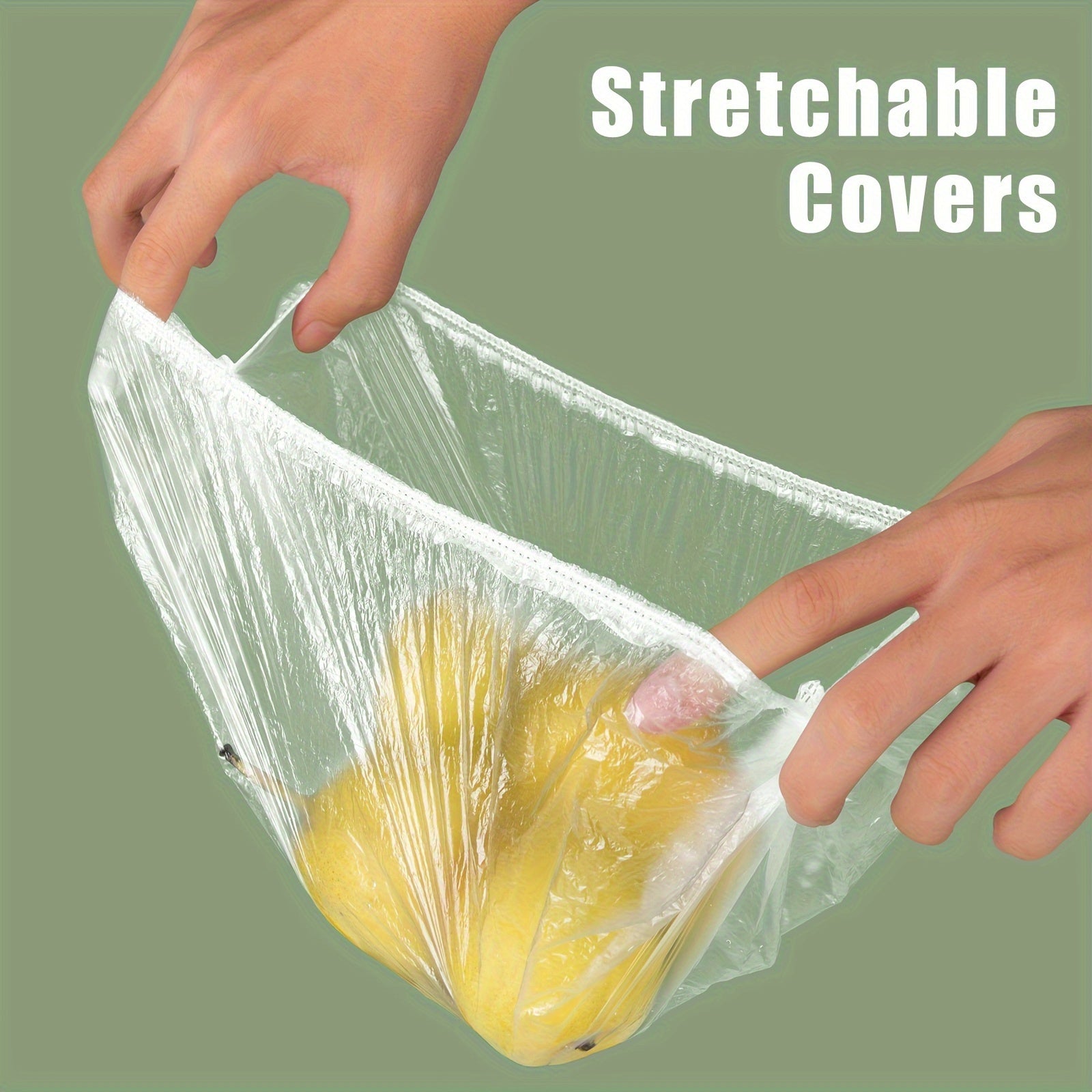 Disposable Food Wraps 100-500pcs Food Grade Sealed Cover for Refrigerator Leftovers