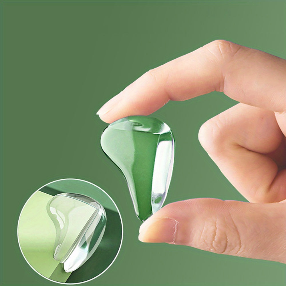 Mebel shkaflari, shisha va stol uchun 10 ta shaffof silikon burchak himoyachilari