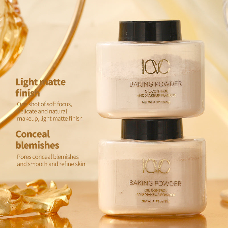 Loose Setting Powder for All Skin Types Natural Finish Oil Control