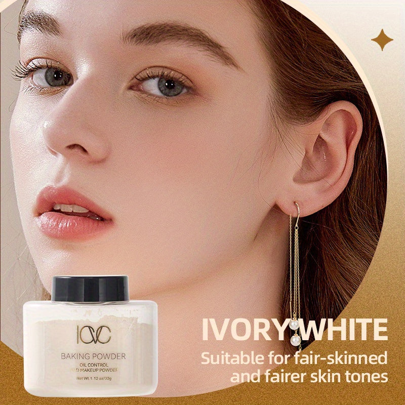 Polvo suelto para todo tipo de piel, acabado natural, control de grasa