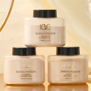 Polvo suelto para todo tipo de piel, acabado natural, control de grasa