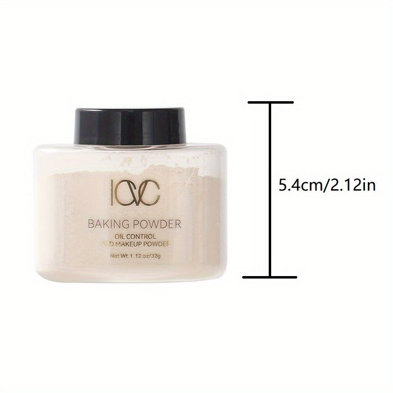 Polvo suelto para todo tipo de piel, acabado natural, control de grasa