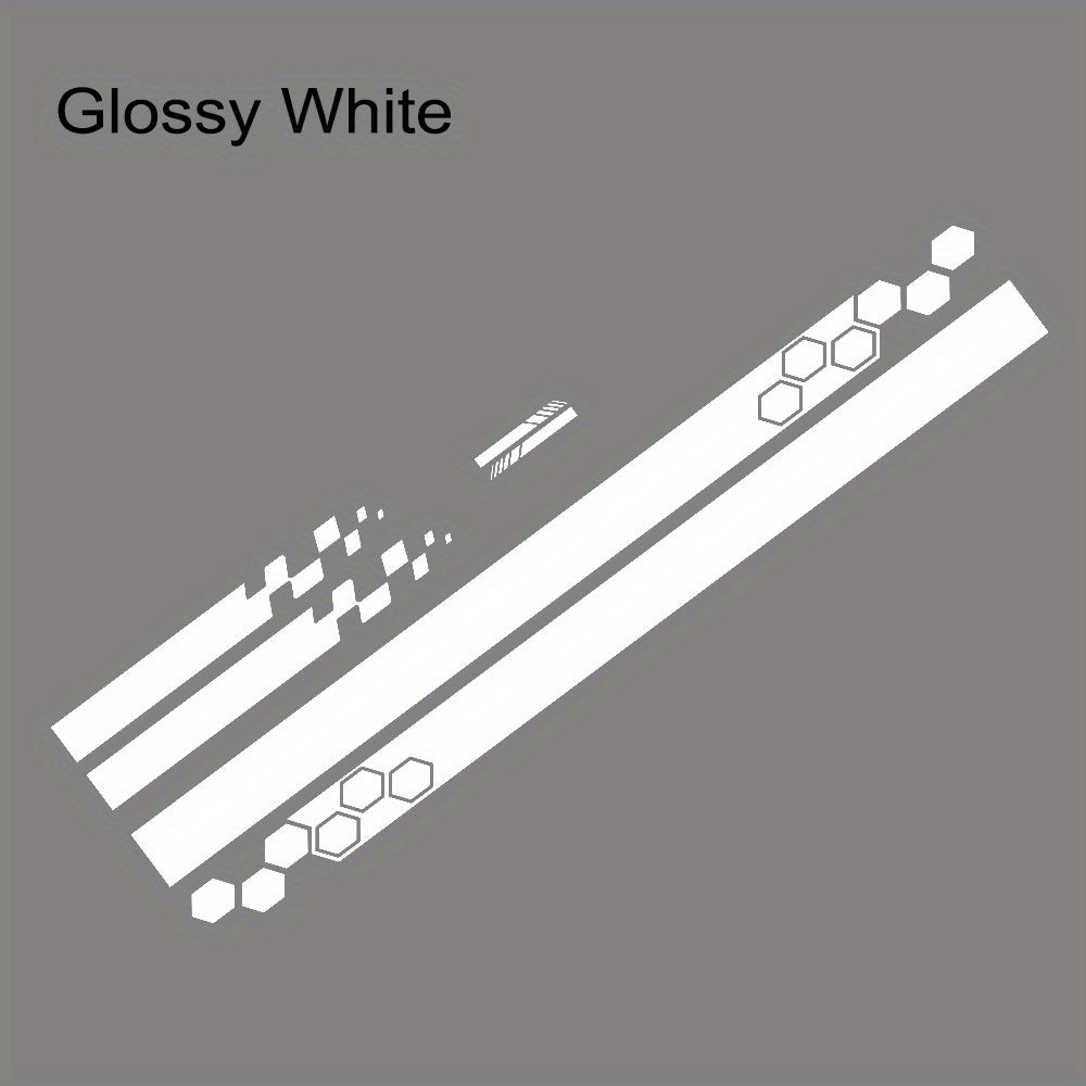 Car Vinyl Hood Stickers Racing Sport Decals Automotive Tuning Stripes Self-Adhesive Glossy